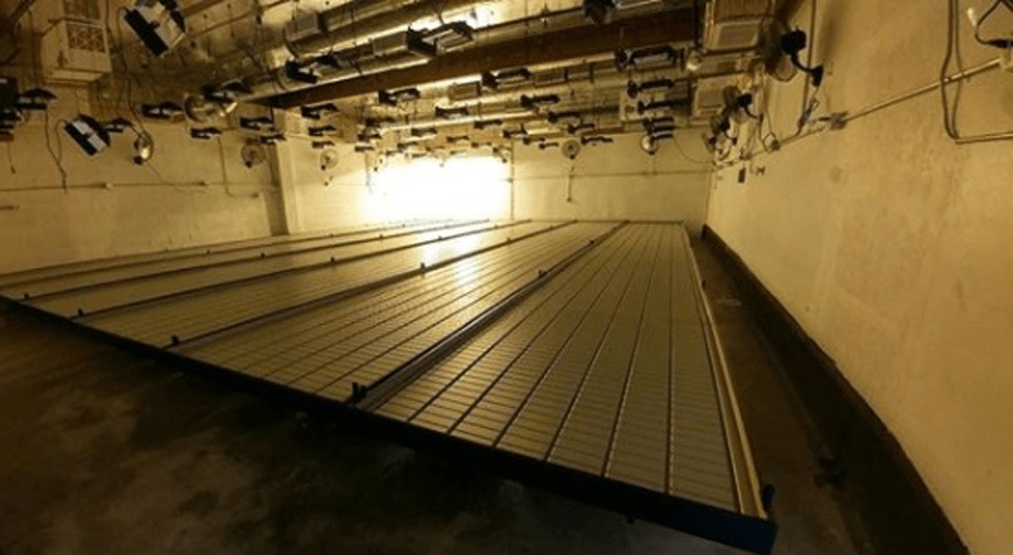 Continuous / Custom Tray Rolling Bench System - per square foot - BetterGrow Hydro