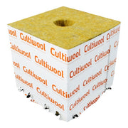Cultiwool 6" x 6" x 6" Block w/ Optidrain (48 Block/Case) - BetterGrow Hydro