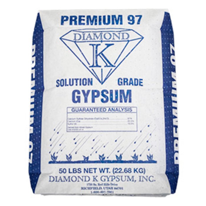 Diamond K Premium 97 Solution Grade Gypsum 50lbs - BetterGrow Hydro