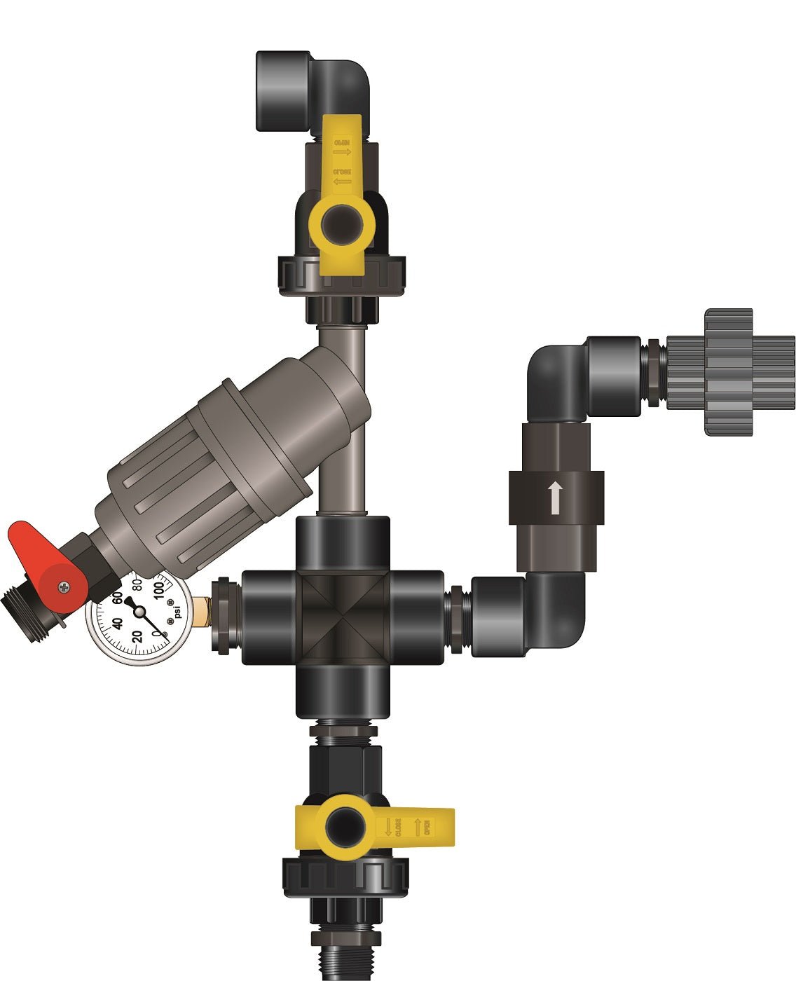 Dilution Solutions Nutrient Delivery System DAB Starter Kit - 3/4 in [HYKSTART - STD] - BetterGrow Hydro