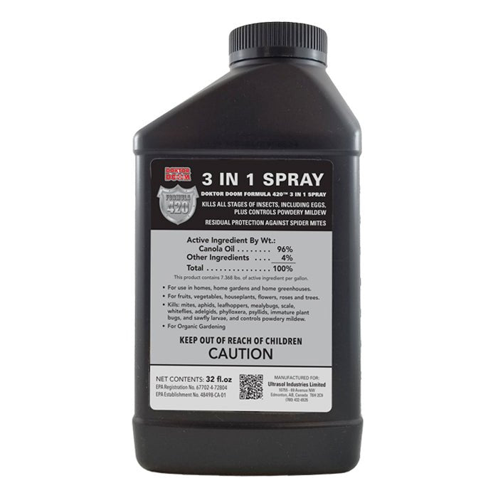 Doktor Doom Formula 420 3 in 1 Crop & Plant Rescue Concentrate 1 Quart - BetterGrow Hydro