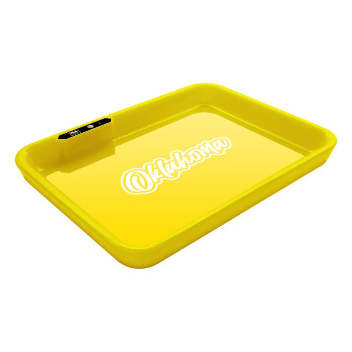Dope Trays x Oklahoma - background White logo - BetterGrow Hydro