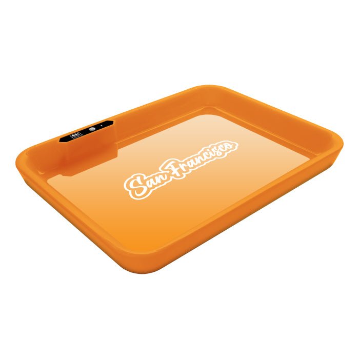Dope Trays x San Francisco - Orange background White logo - BetterGrow Hydro