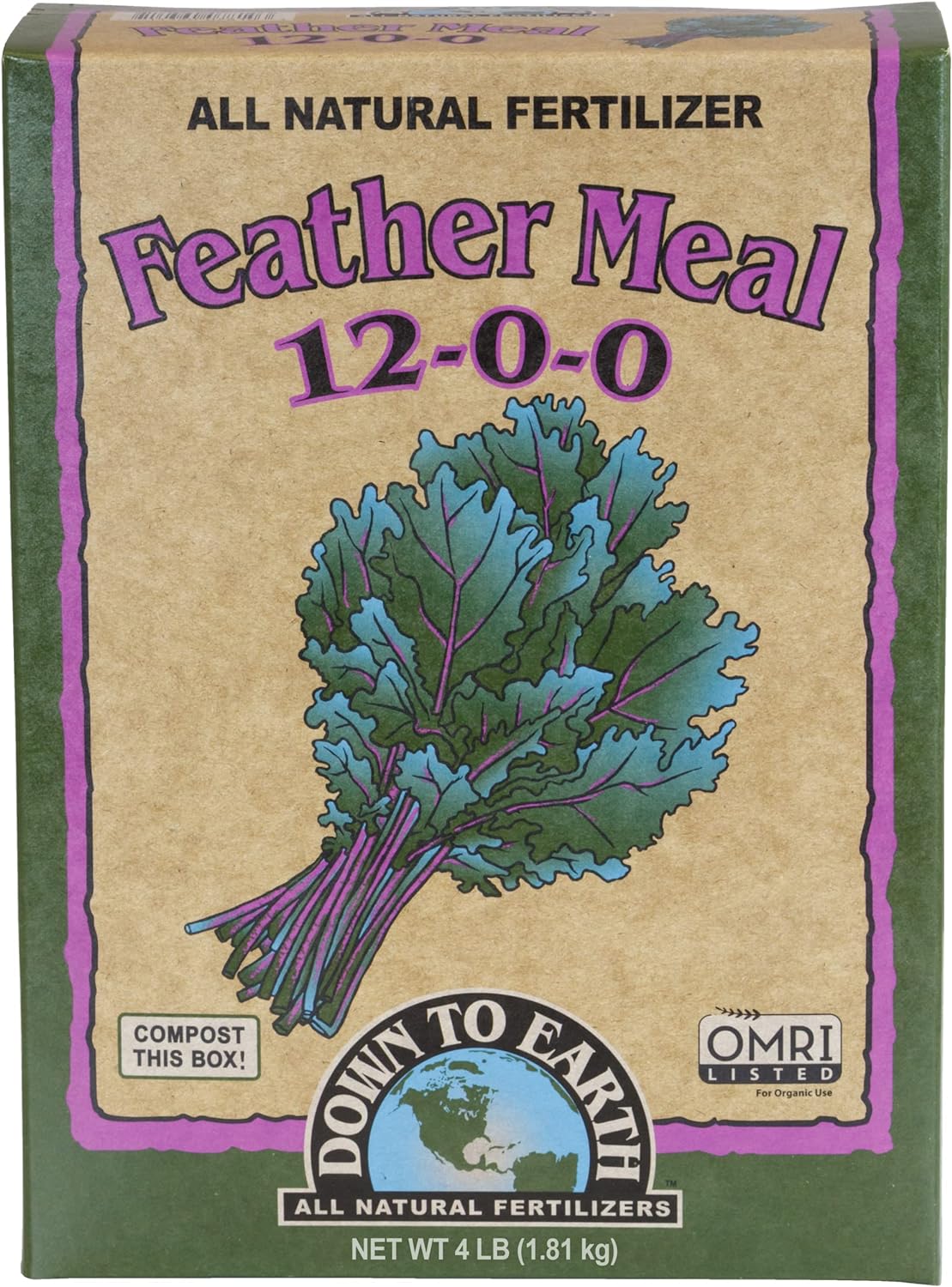 Down To Earth Feather Meal - BetterGrow Hydro