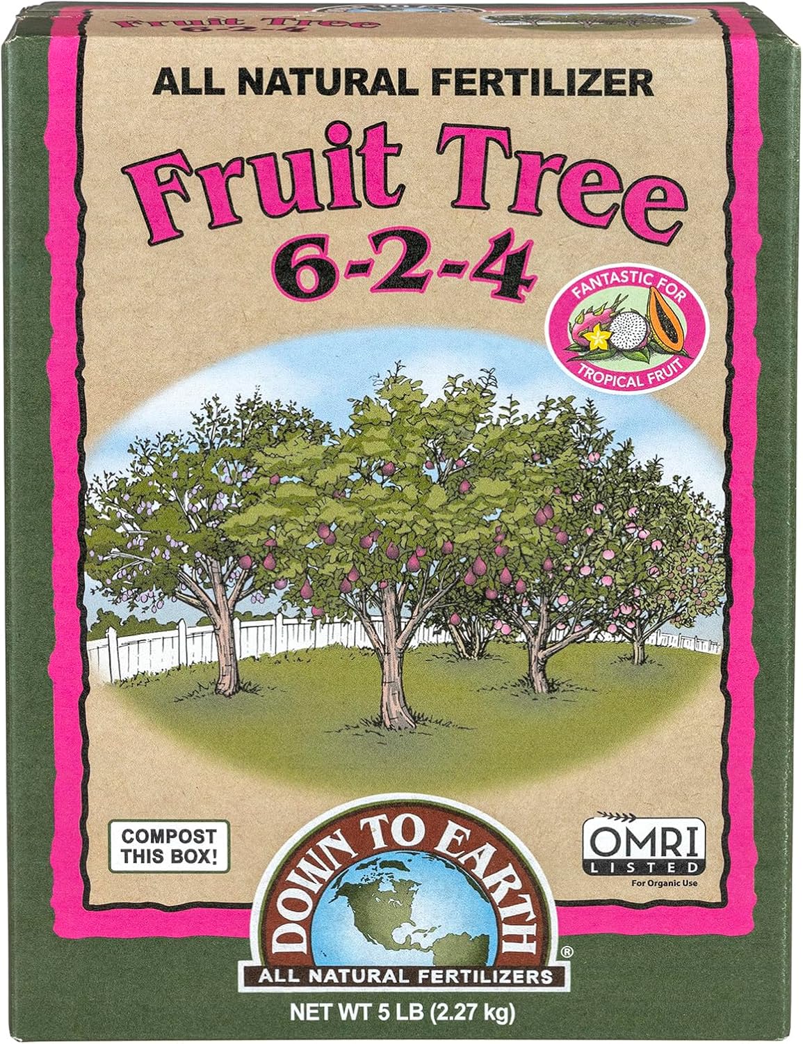 Down To Earth Fruit Tree (6 - 2 - 4) - BetterGrow Hydro