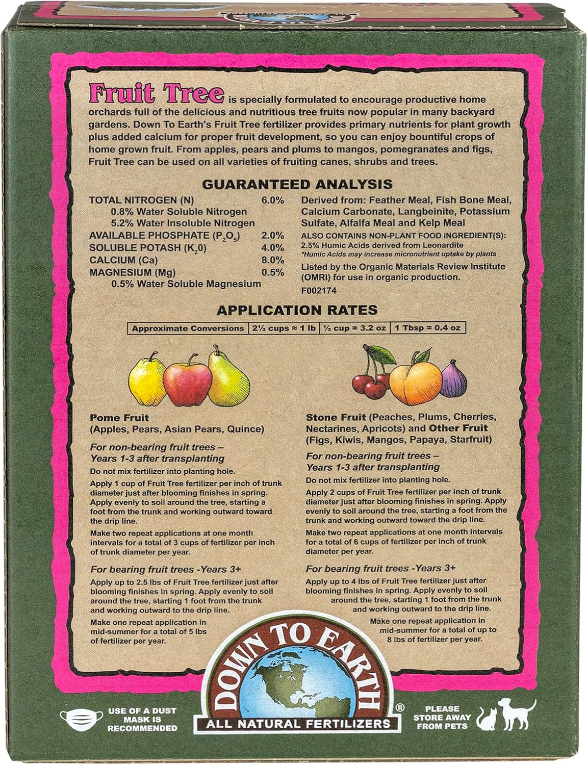 Down To Earth Fruit Tree (6 - 2 - 4) - BetterGrow Hydro
