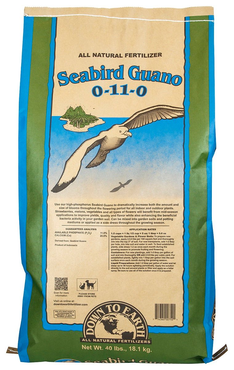 Down To Earth High Phosphorus Seabird Guano - BetterGrow Hydro