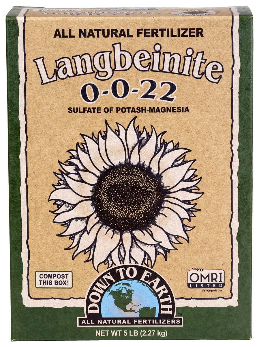 Down To Earth Langbeinite (Sul - Po - Mag) - BetterGrow Hydro