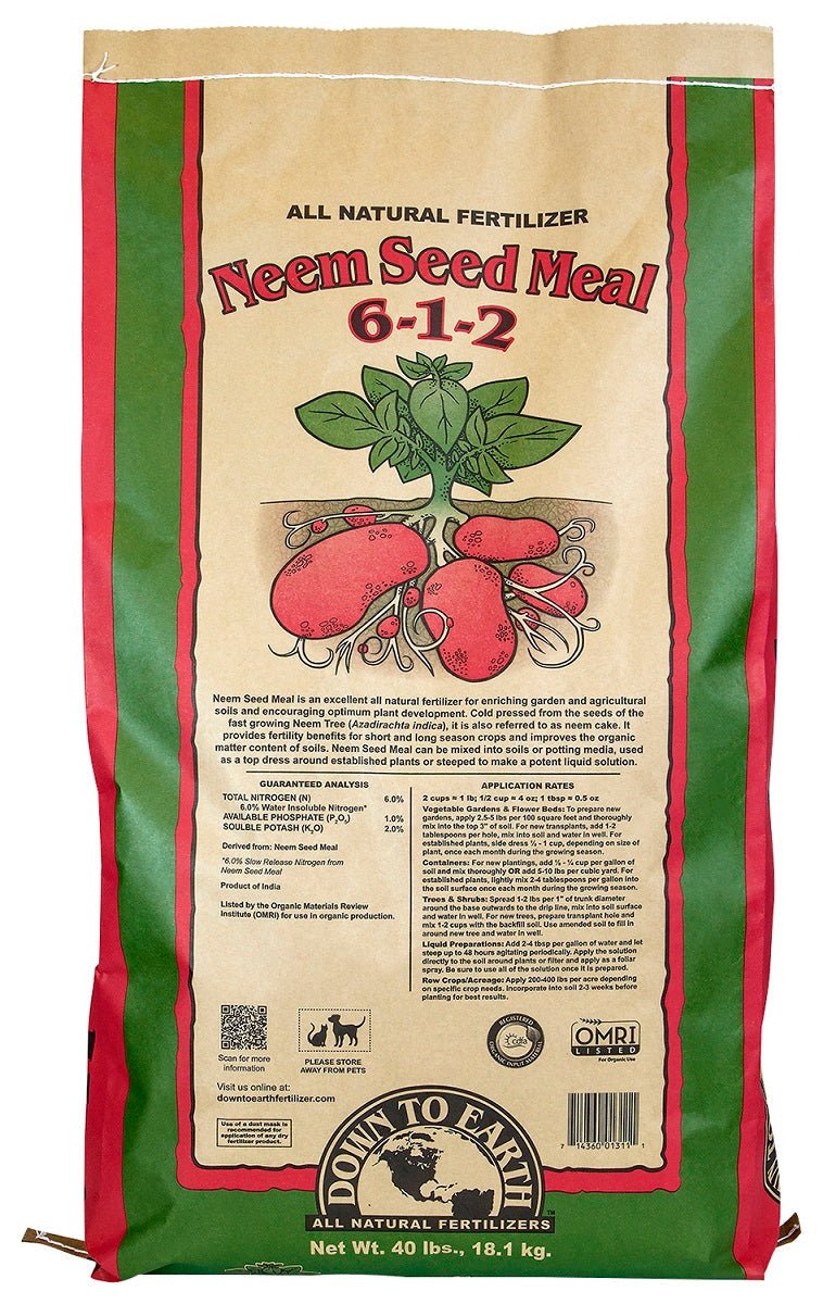 Down To Earth Neem Seed Meal - BetterGrow Hydro
