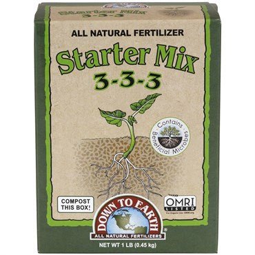 Down to Earth Starter Mix 3 - 3 - 3 with Myco - BetterGrow Hydro