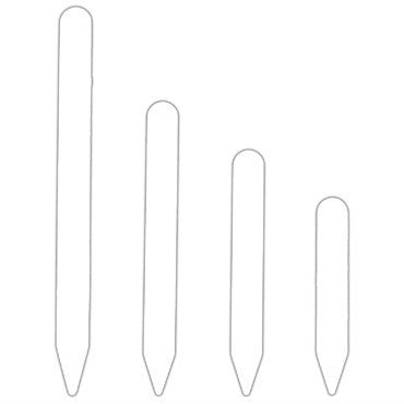 DPI 1000/6x5/8" Economy White Plastic Labels - BetterGrow Hydro
