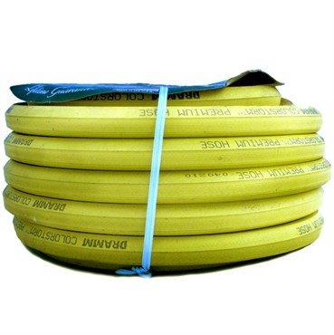 Dramm 5/8"x75' Premium Colorstorm Rubber Hose Yellow - BetterGrow Hydro