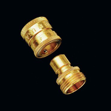 Dramm 740C Brass Quick Connect M/F Full Flow - BetterGrow Hydro