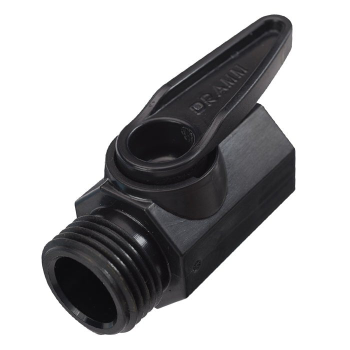 DRAMM QAV Shut-Off Valve Black - BetterGrow Hydro