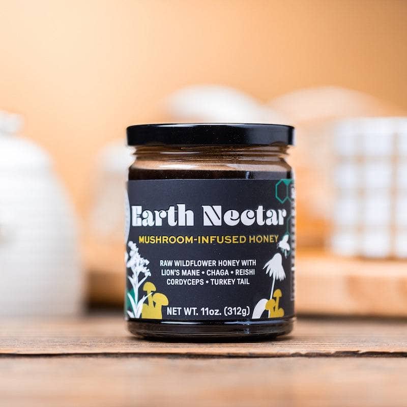 Earth Nectar: Mushroom-Infused Wildflower Honey - BetterGrow Hydro