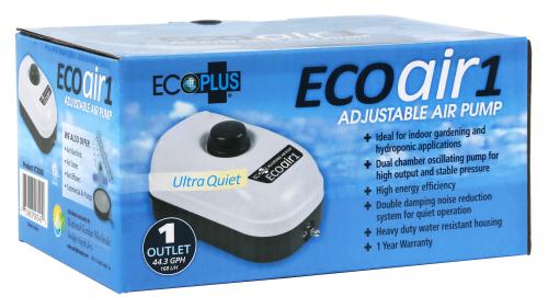 Eco Air - 1 One Outlet Pump - BetterGrow Hydro
