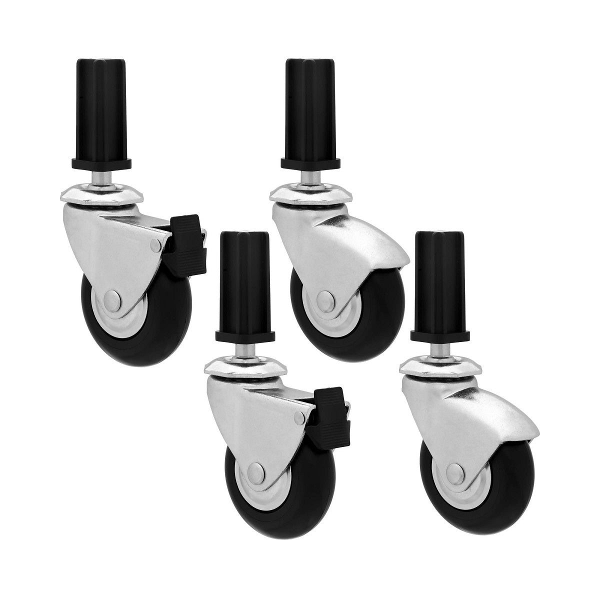 Fast Fit HD Caster Wheels - 4 pc - BetterGrow Hydro
