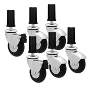 Fast Fit HD Caster Wheels - 6 pc - BetterGrow Hydro