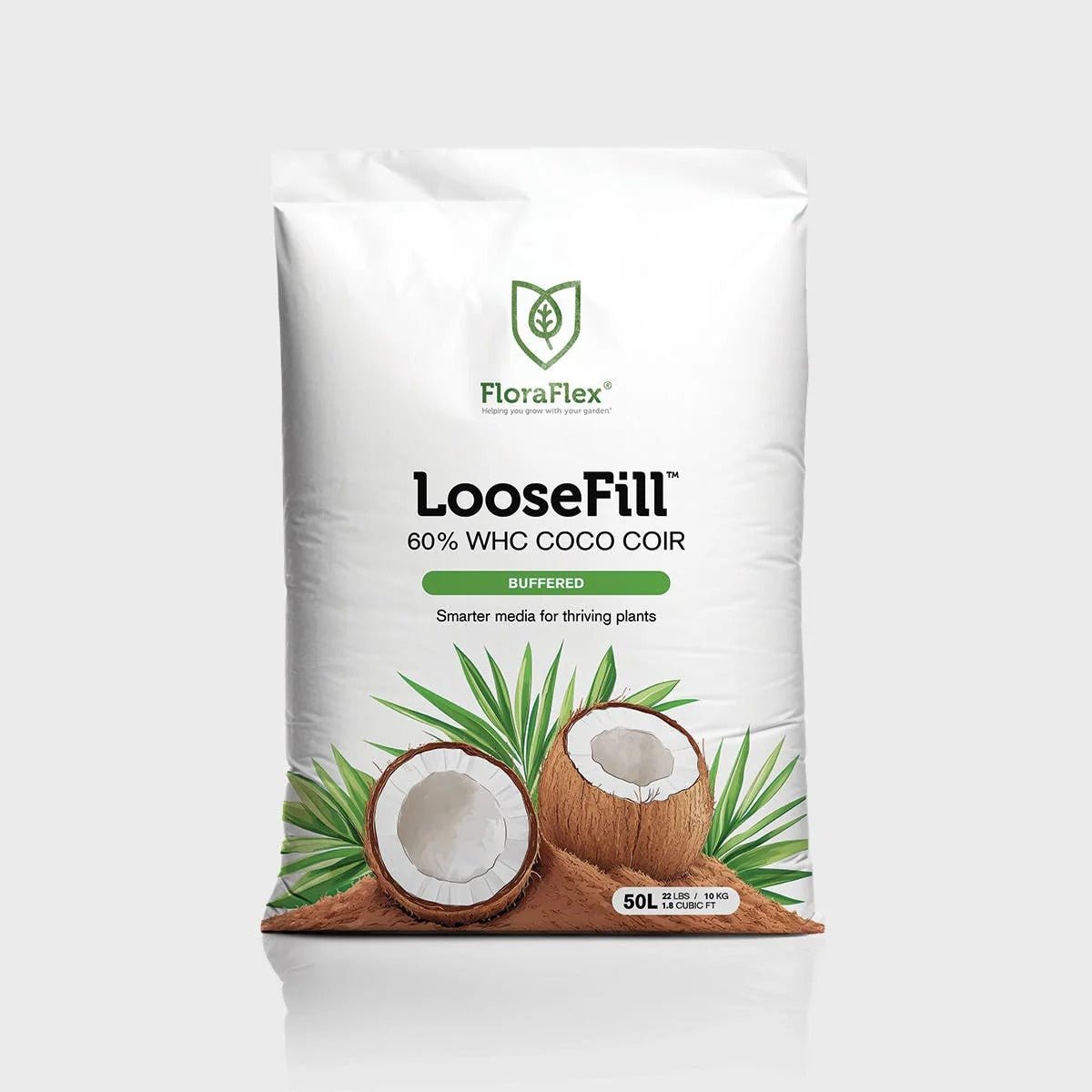 FloraFlex LooseFill Coco Coir - Buffered - 60% WHC - 50L - BetterGrow Hydro
