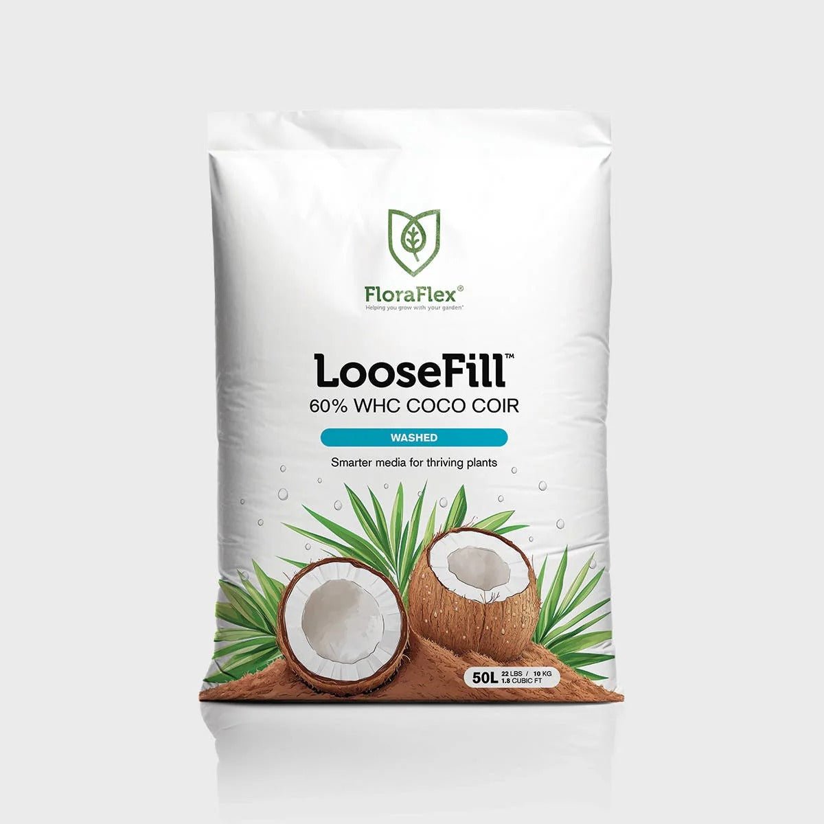FloraFlex LooseFill Coco Coir - Washed - 60% WHC - 50L - BetterGrow Hydro