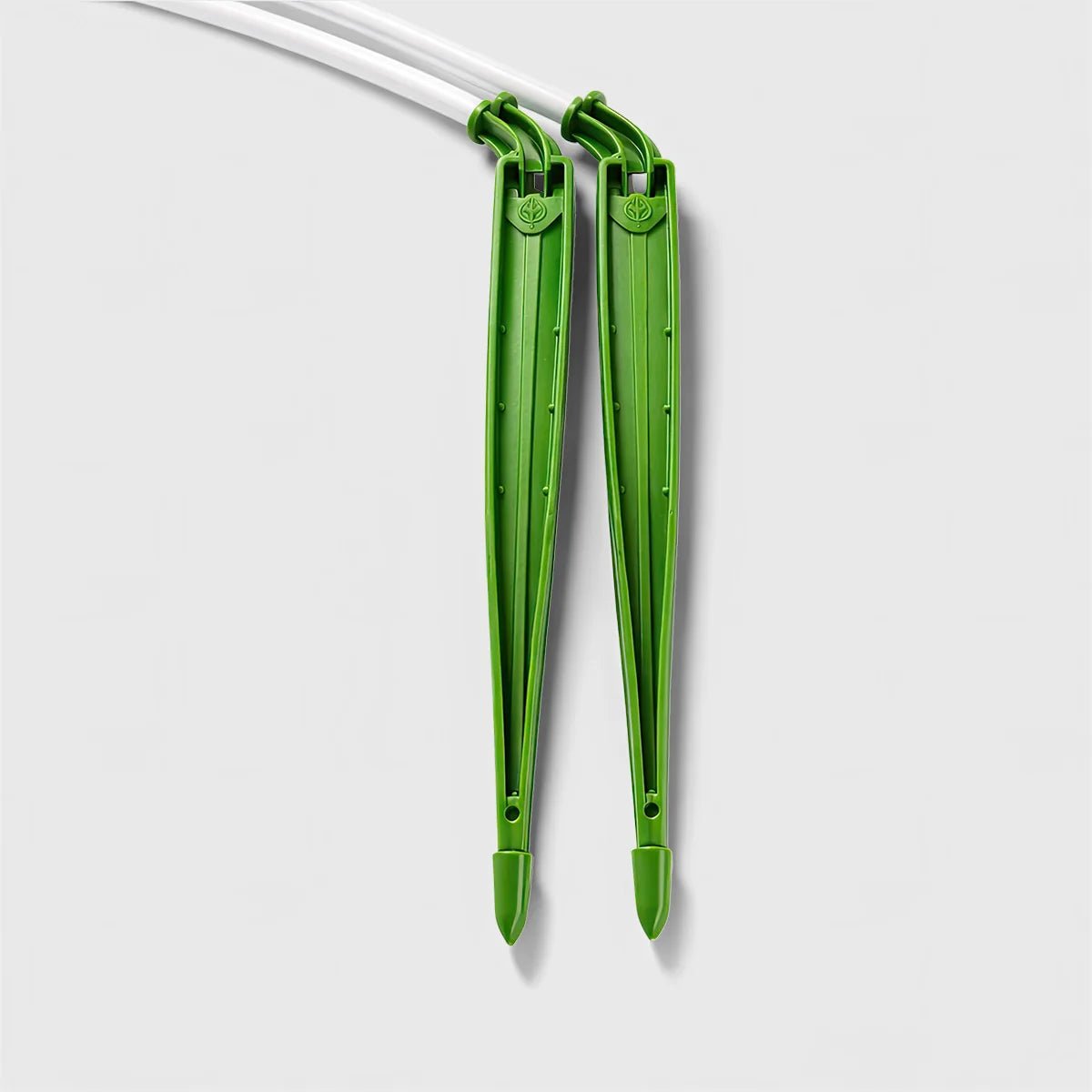 FloraFlex Micro Drip | 2-Way Parallel Split Micro Tube Dripper Assembly 0.3 GPH Per Stake | 18" - pack of 20 - BetterGrow Hydro