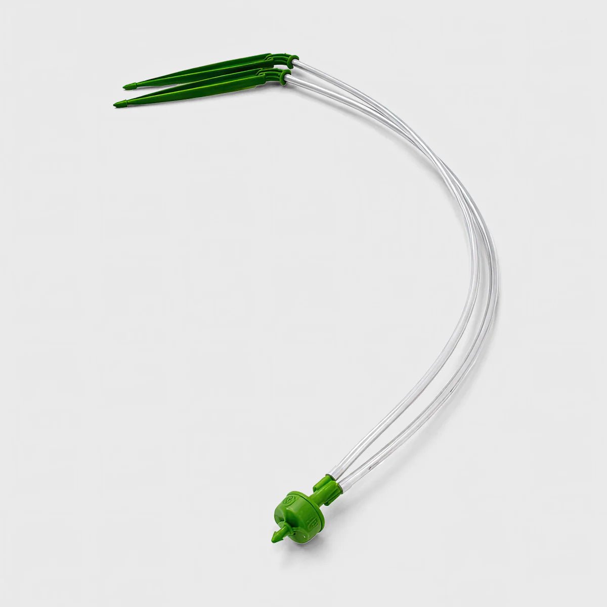 FloraFlex Micro Drip | 2-Way Parallel Split Micro Tube Dripper Assembly 0.3 GPH Per Stake | 18" - pack of 20 - BetterGrow Hydro