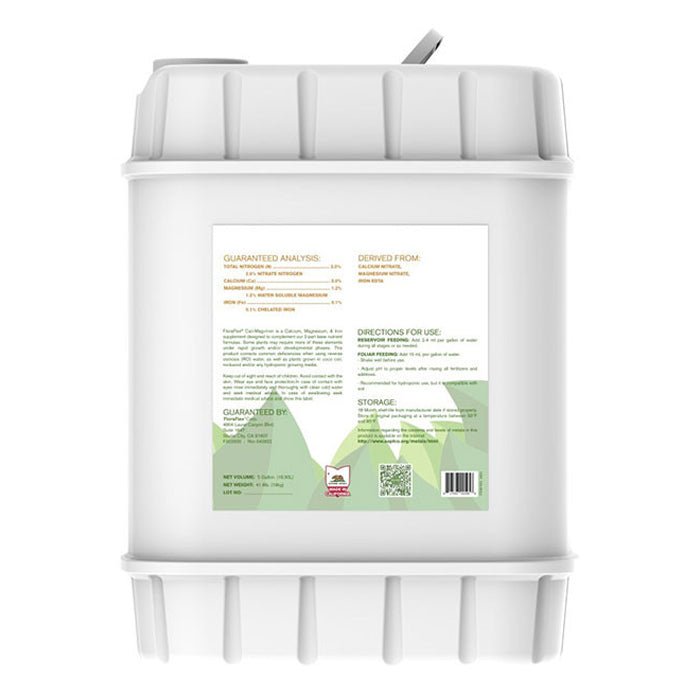 FloraFlex Nutrients - Cal + Mag + Iron | 5 Gal - BetterGrow Hydro