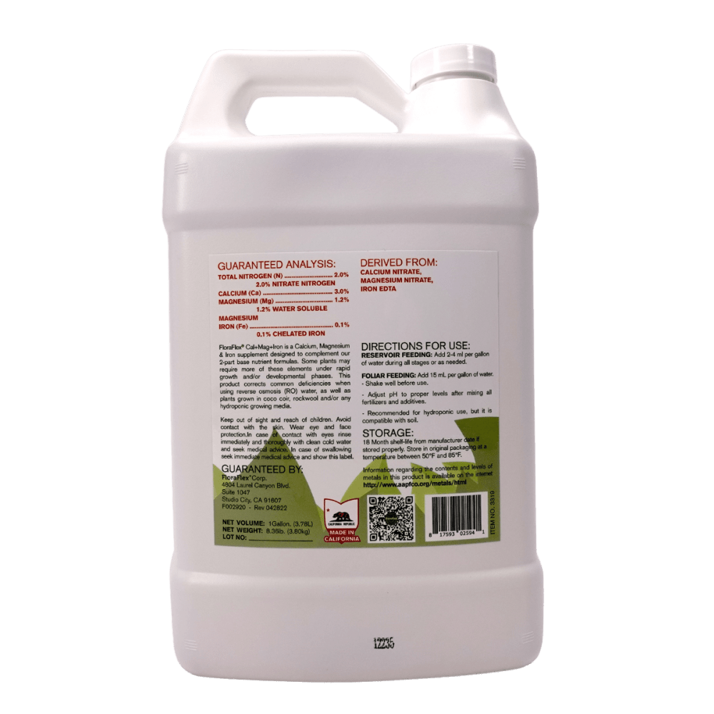 FloraFlex Nutrients Cal + Mag + Iron - Gallon - BetterGrow Hydro