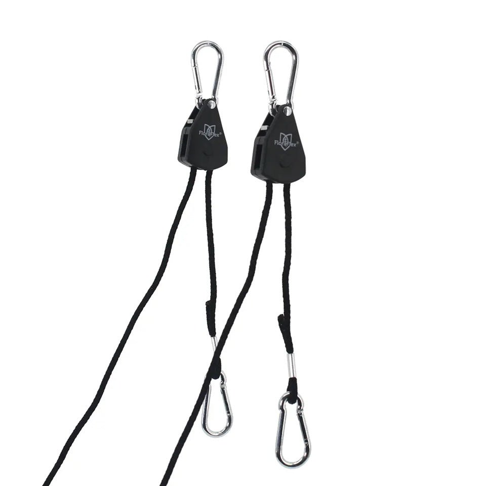 FloraFlex Rope Ratchet Light Hanger - 1/8" Pair - BetterGrow Hydro