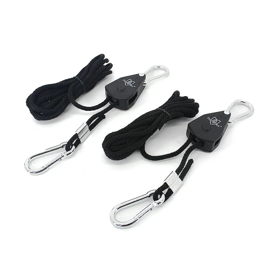 FloraFlex Rope Ratchet Light Hanger - 1/8" Pair - BetterGrow Hydro