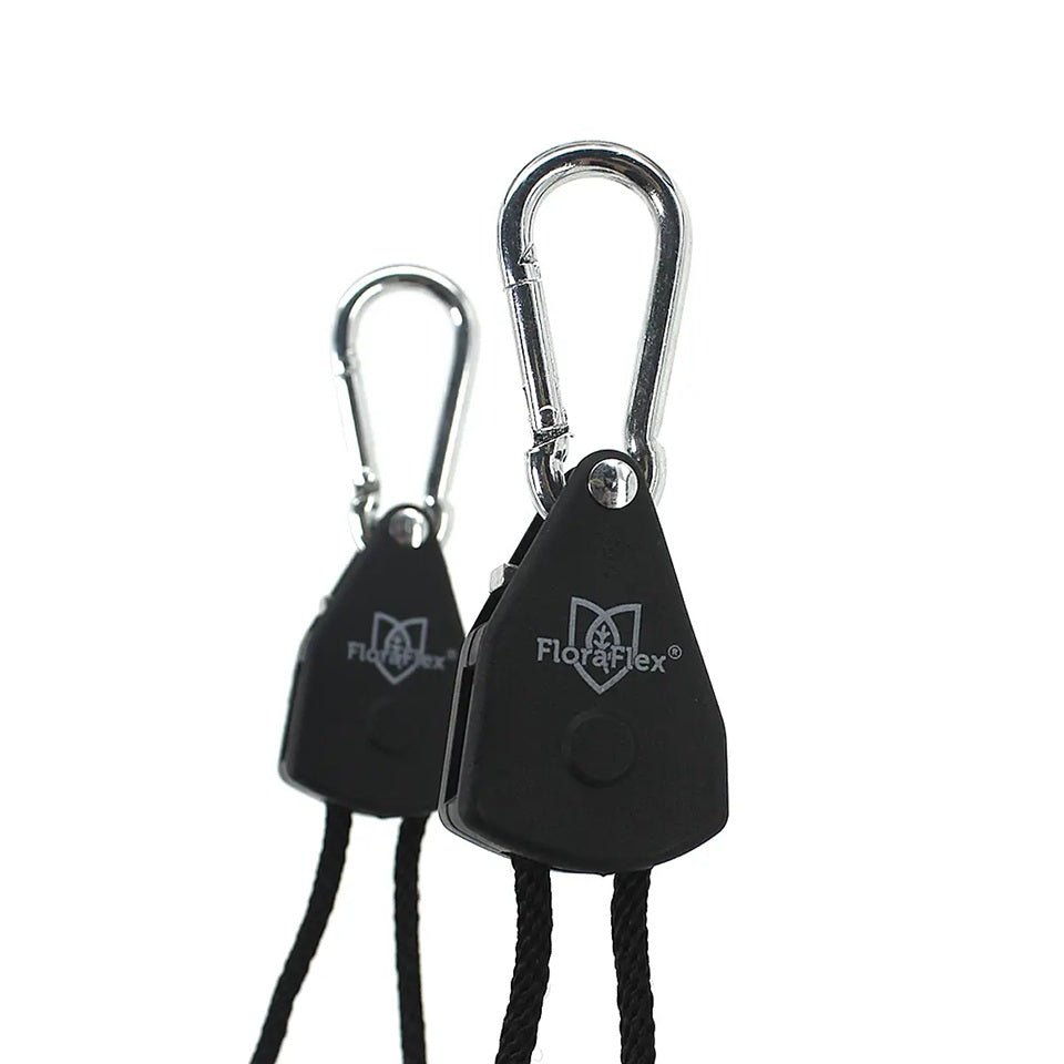 FloraFlex Rope Ratchet Light Hanger - 1/8" Pair - BetterGrow Hydro