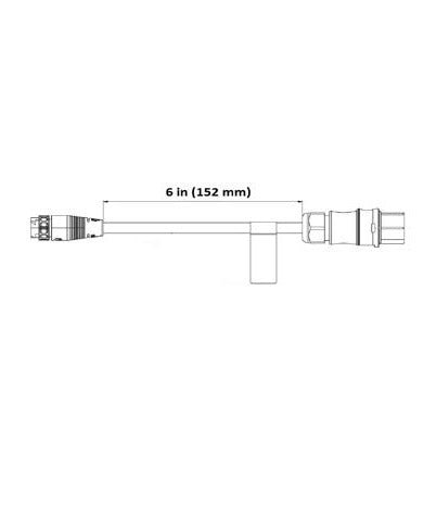 Fluence AC FLEX Adapter Cable - M19 Push Lock ato Wieland RST1 - BetterGrow Hydro