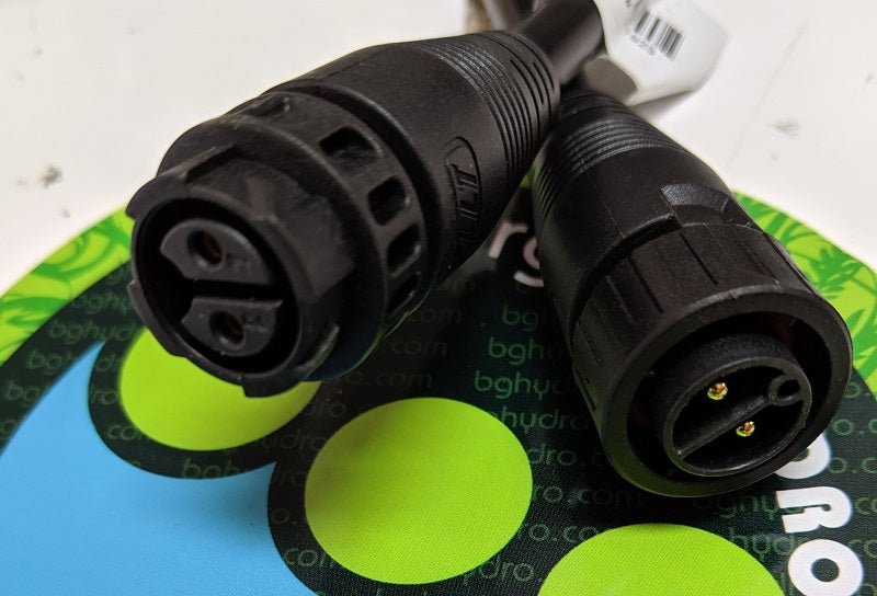 Fluence DC Extension Cord for SPYDR 2 & VYPR 2 / 3 Fixtures - 3' - BetterGrow Hydro