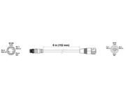 Fluence Dimming Adapter - M16 Push - Lock to M12 Threaded - BetterGrow Hydro
