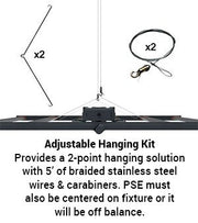 Fluence Mount for SPYDR 2 Fixtures - Adjustable Hanging Kit - BetterGrow Hydro