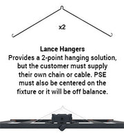 Fluence Mount for SPYDR 2 Fixtures - Lance Hangers (pair) - BetterGrow Hydro