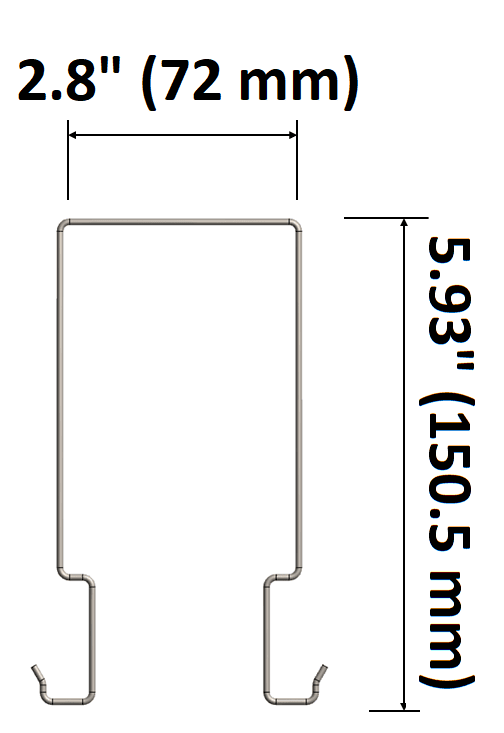 Fluence Mount for VYPR Fixtures - Square Brackets - BetterGrow Hydro
