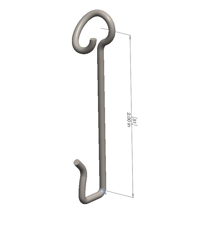 Fluence RAZRm Wire Hanger Kit - Short (2") - BetterGrow Hydro