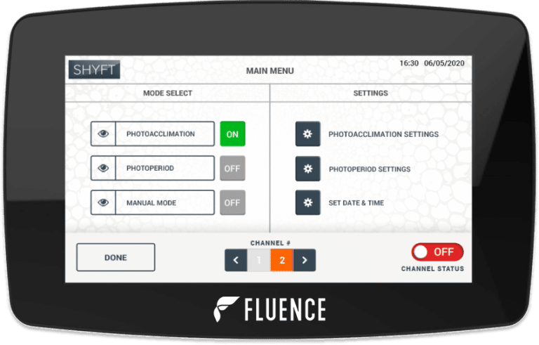 Fluence SHYFT Light Scheduler - BetterGrow Hydro