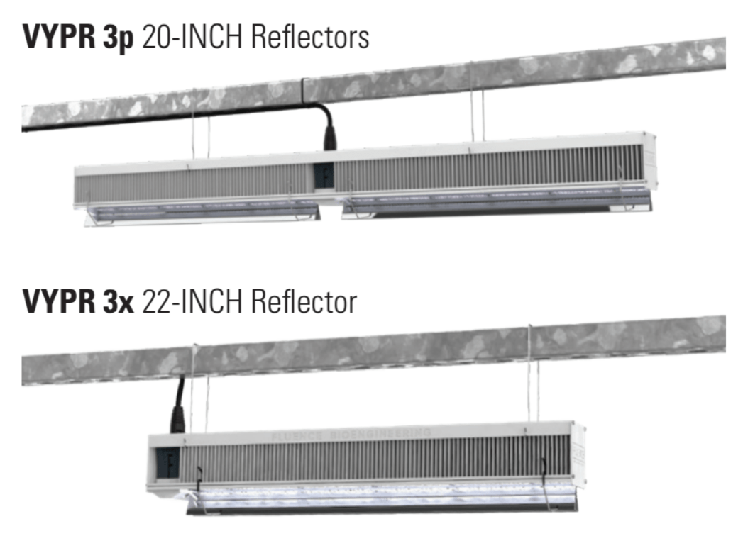 Fluence VYPR 3x Reflector Kit - 22" - BetterGrow Hydro