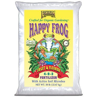FoxFarm Happy Frog Fruit & Flower Dry Fertilizer - 50 lbs - BetterGrow Hydro
