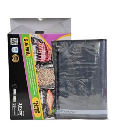 GardaPack Clear/Black Vacuum Seal Bags - High - Barrier - 15" x 20" - 50 pk - BetterGrow Hydro