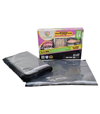 GardaPack Clear/Black Vacuum Seal Bags - High - Barrier - 15" x 20" - 50 pk - BetterGrow Hydro