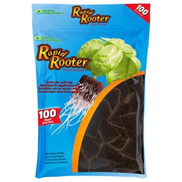 General Hydroponics 100pk Rapid Rooter Replacement Plugs - BetterGrow Hydro