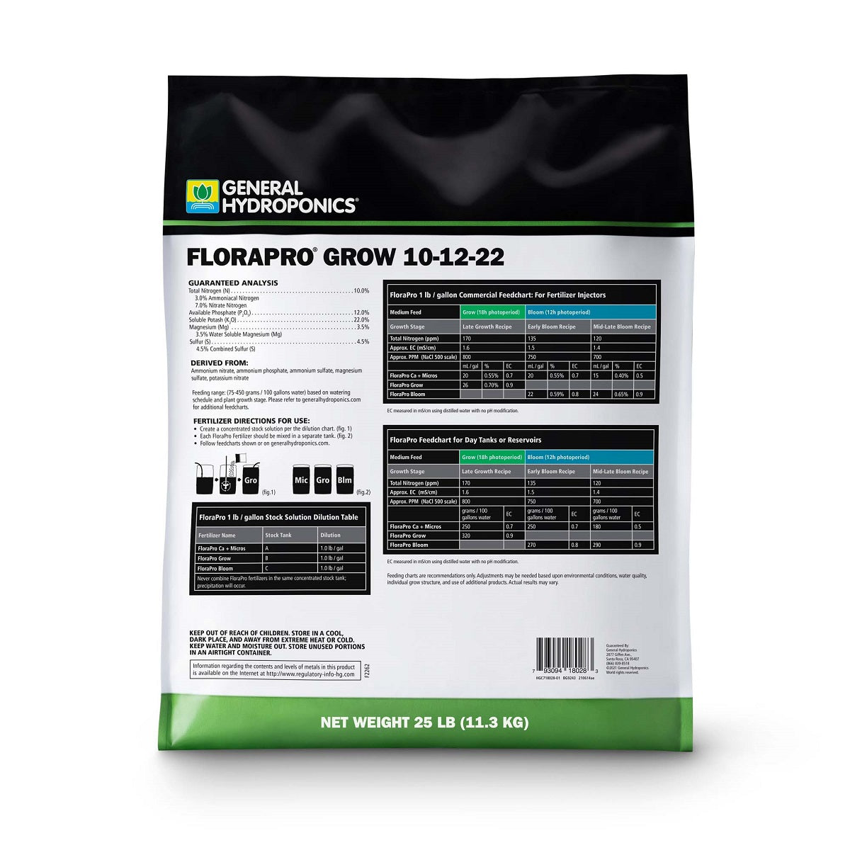 General Hydroponics FloraPro Grow - BetterGrow Hydro