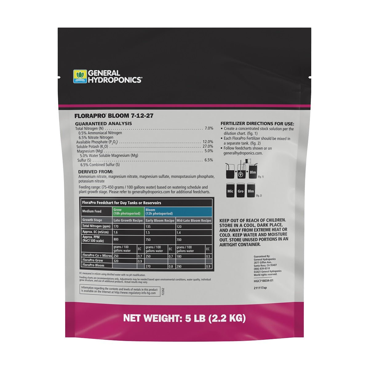 General Hydroponics FloraPro Late Bloom - BetterGrow Hydro