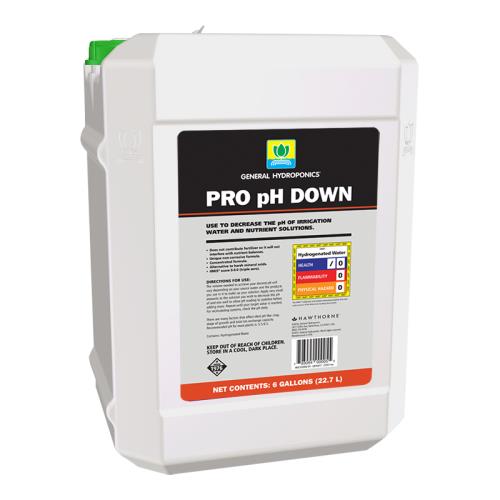 General Hydroponics PRO pH Down 6 gal - BetterGrow Hydro