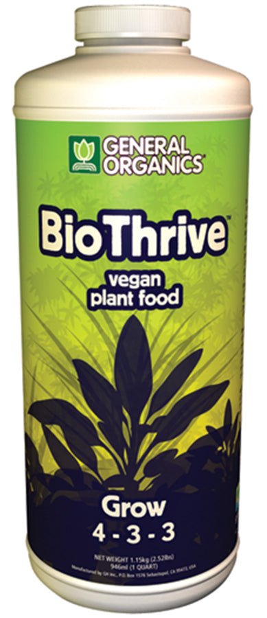 General Organics BioThrive Grow - BetterGrow Hydro