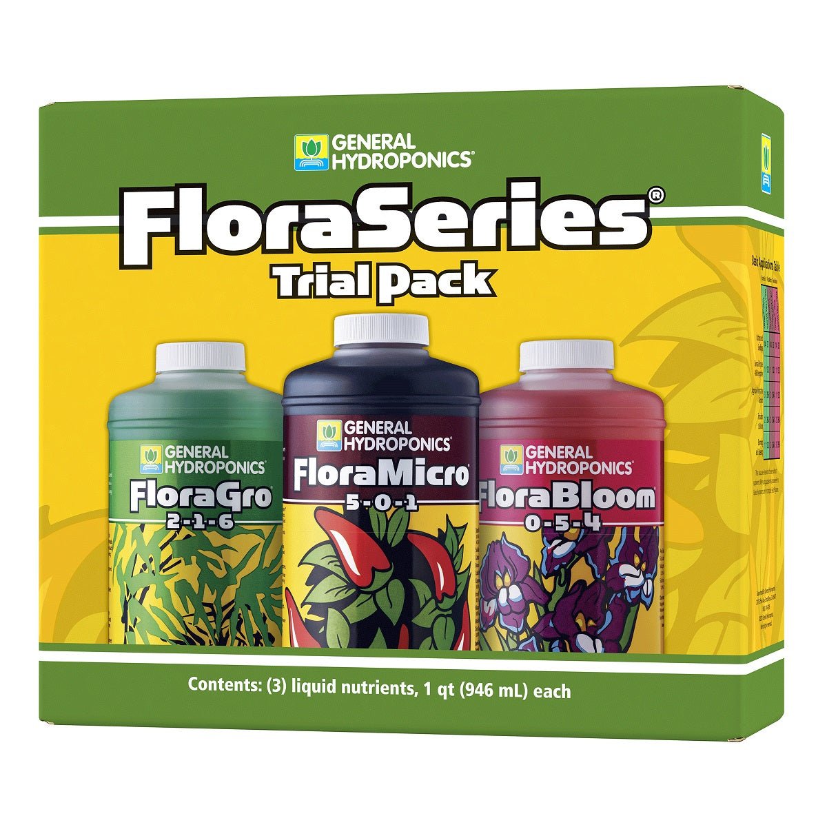 GH FloraSeries - Quart Trial Pack - BetterGrow Hydro