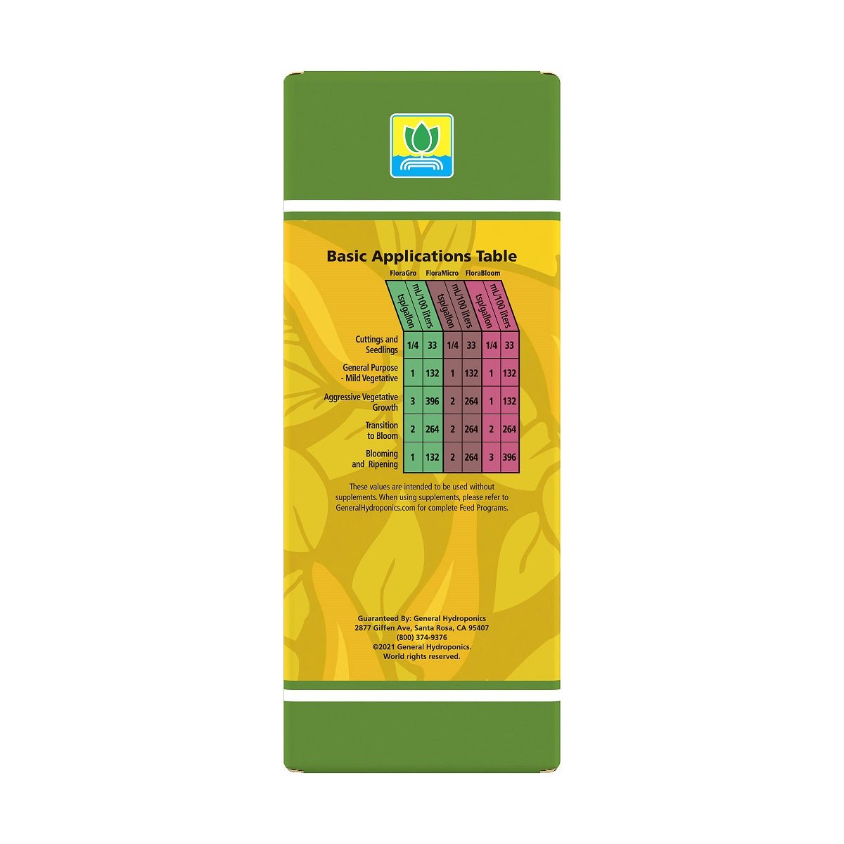 GH FloraSeries - Quart Trial Pack - BetterGrow Hydro